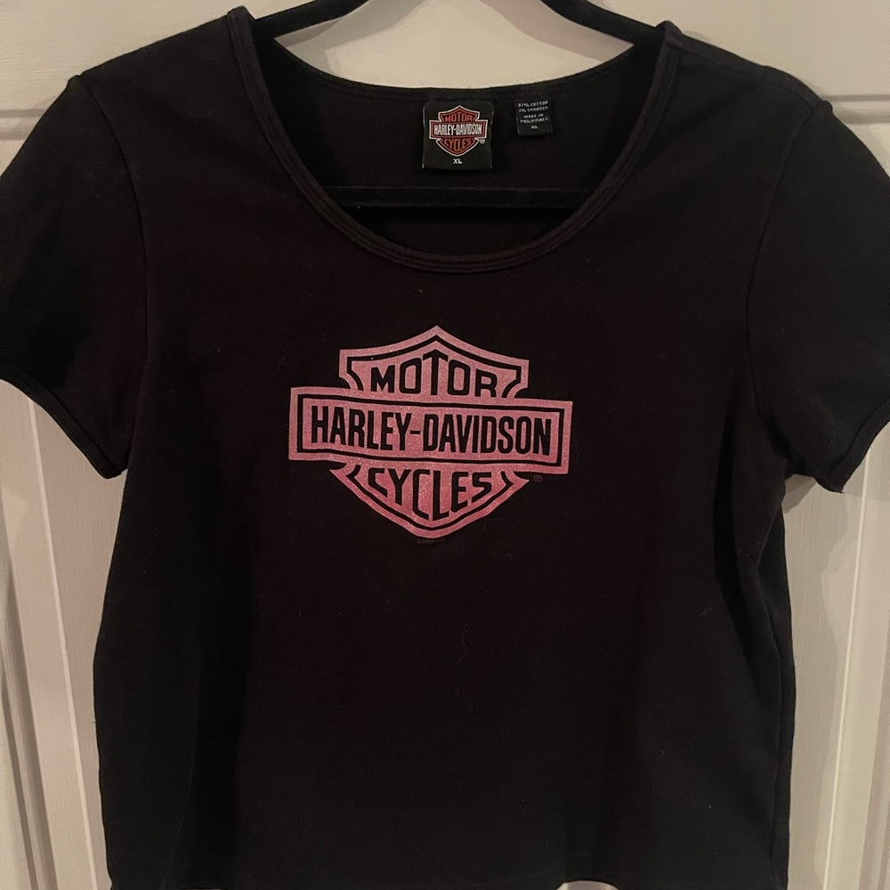 Harley-Davidson Women's Tee with Pink Logo